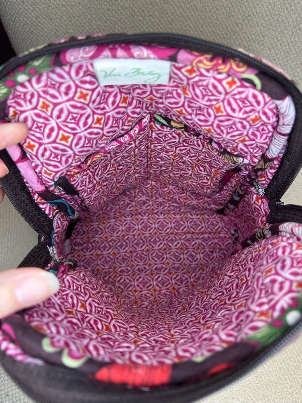Vera Bradley mod floral pink Quilted Floral Mini Backpack